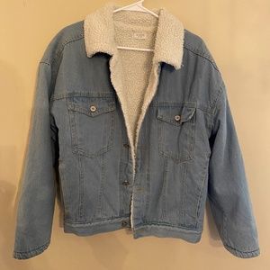 Sage The Label Sherpa Jean Jacket